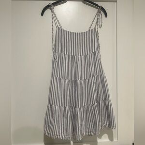 Abercrombie Tiered Striped Mini Dress